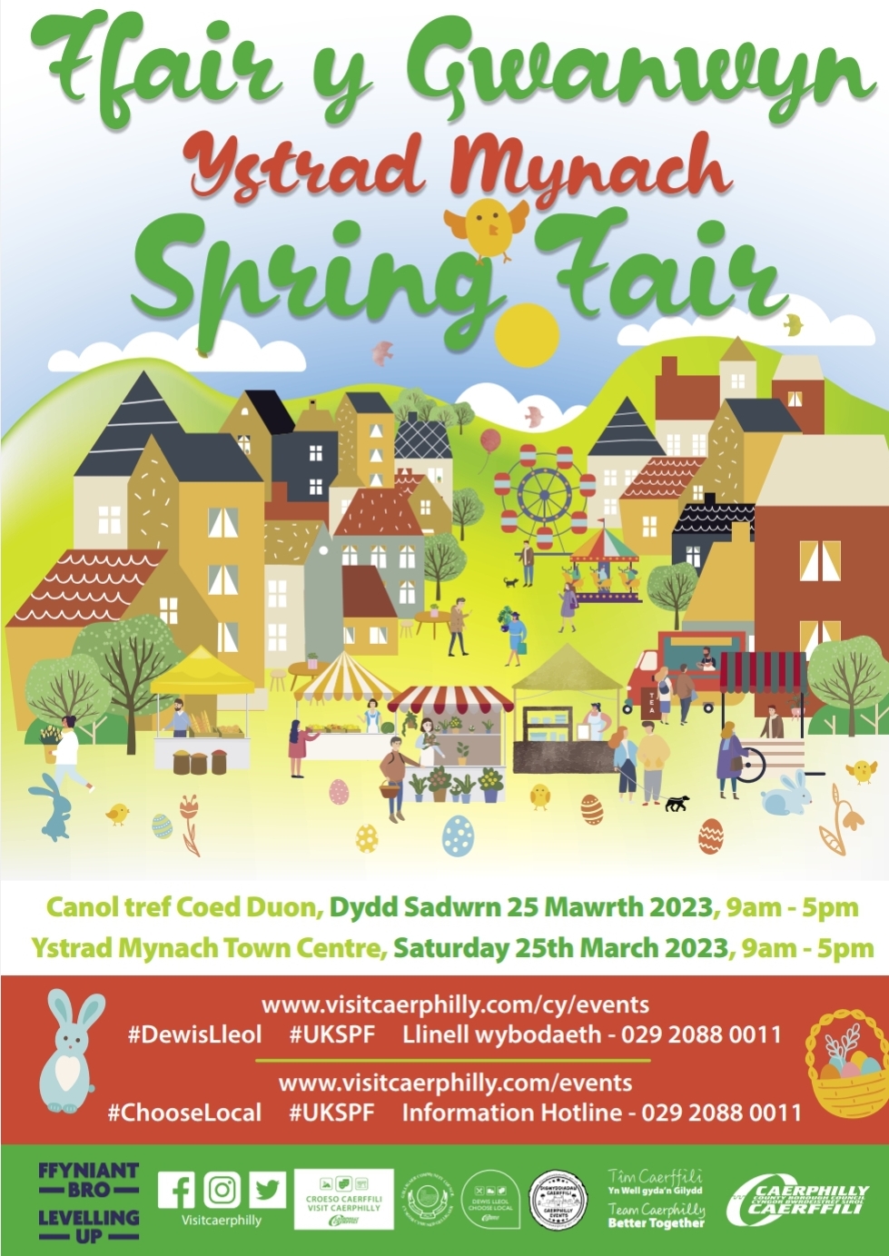 Spring Fayre 25 03 2023 YSTRAD MYNACH Gelligaer Community Council   YM Spring Poster Jpeg 